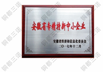 安徽省專精特新中小企業(yè)